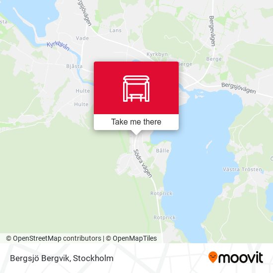 Bergsjö Bergvik map