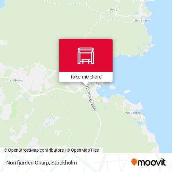 Norrfjärden Gnarp map