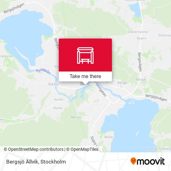 Bergsjö Ällvik map