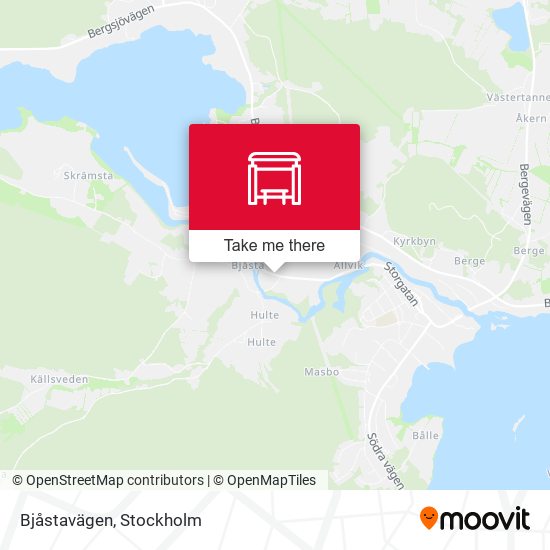 Bjåstavägen map