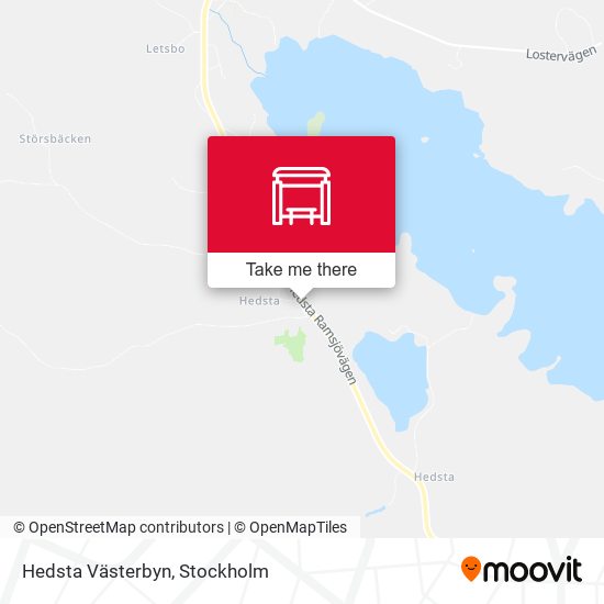 Hedsta Västerbyn map