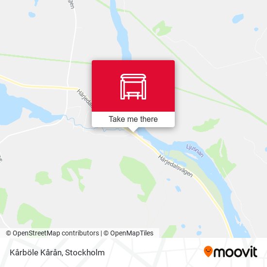 Kårböle Kårån map