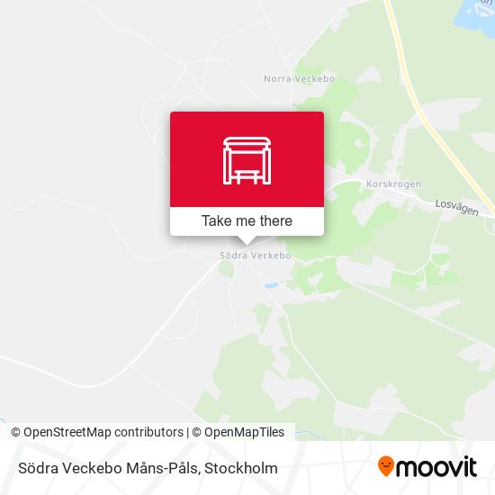 Södra Veckebo Måns-Påls map