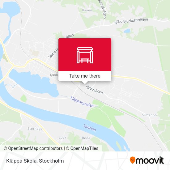 Kläppa Skola map
