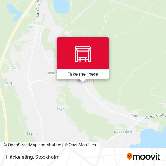 Häckelsäng map