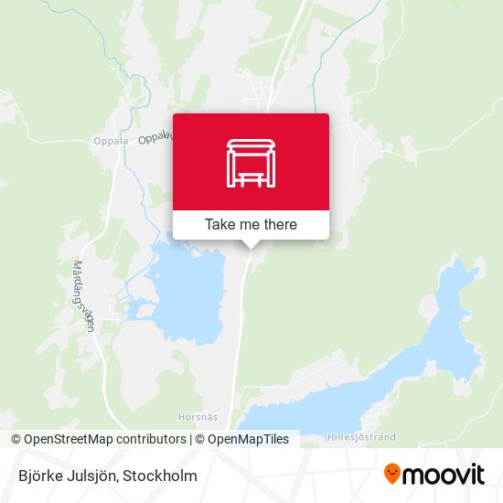 Björke Julsjön map