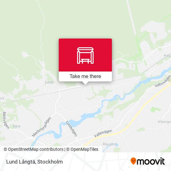 Lund Långtä map