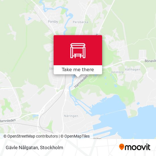 Gävle Nålgatan map