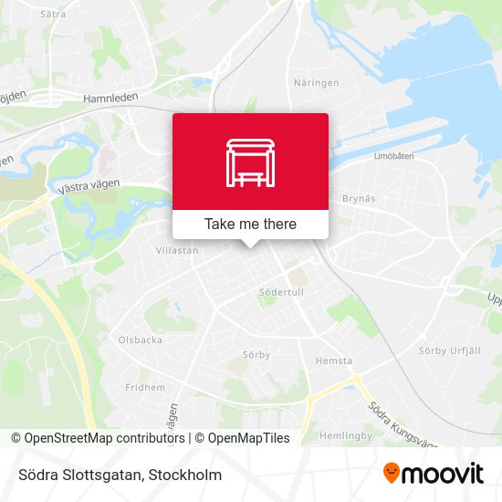 Södra Slottsgatan map