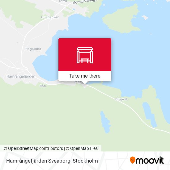 Hamrångefjärden Sveaborg map