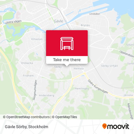 Gävle Sörby map