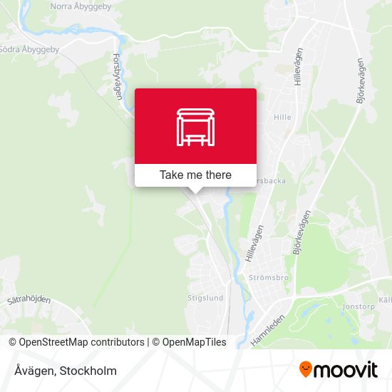 Åvägen map