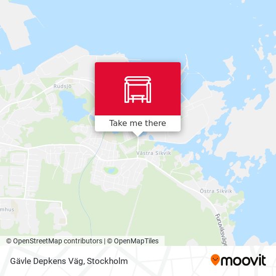 Gävle Depkens Väg map