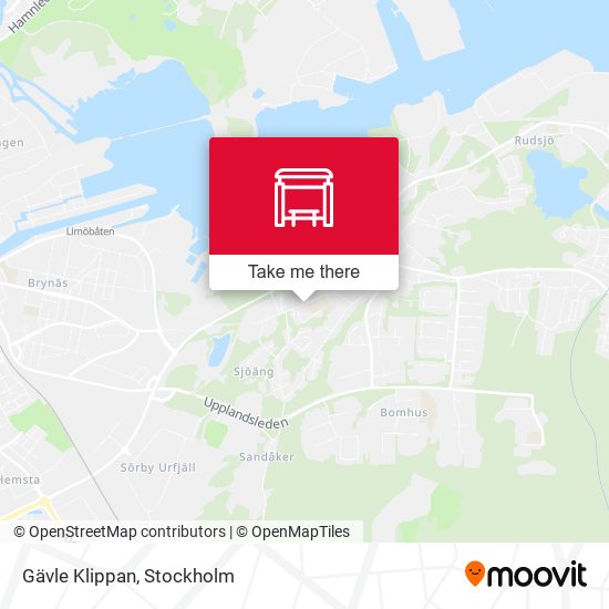 Gävle Klippan map