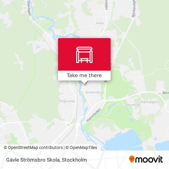 Gävle Strömsbro Skola map