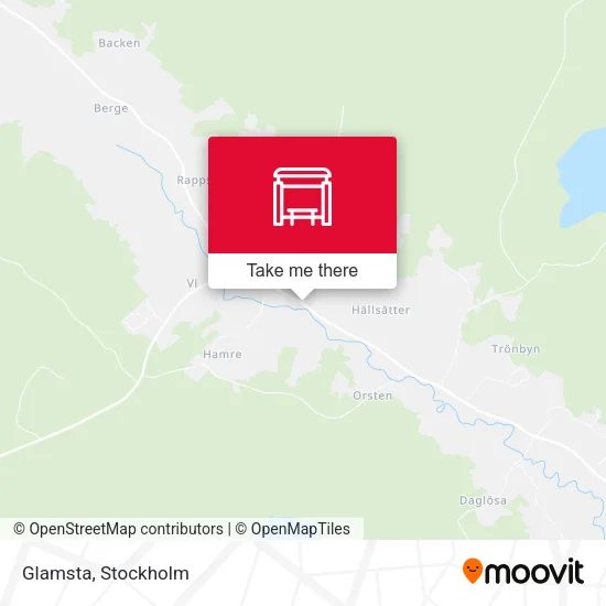 Glamsta map