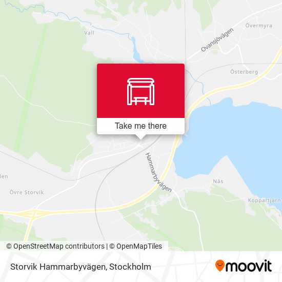 Storvik Hammarbyvägen map