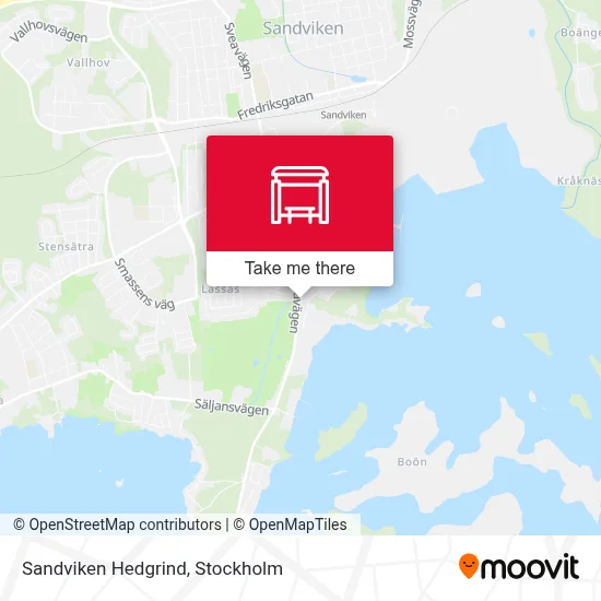 Sandviken Hedgrind map
