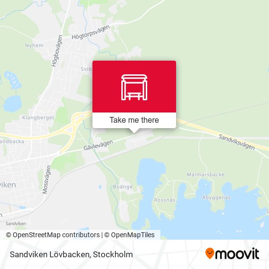 Sandviken Lövbacken map