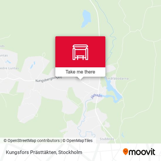 Kungsfors Prästtäkten map
