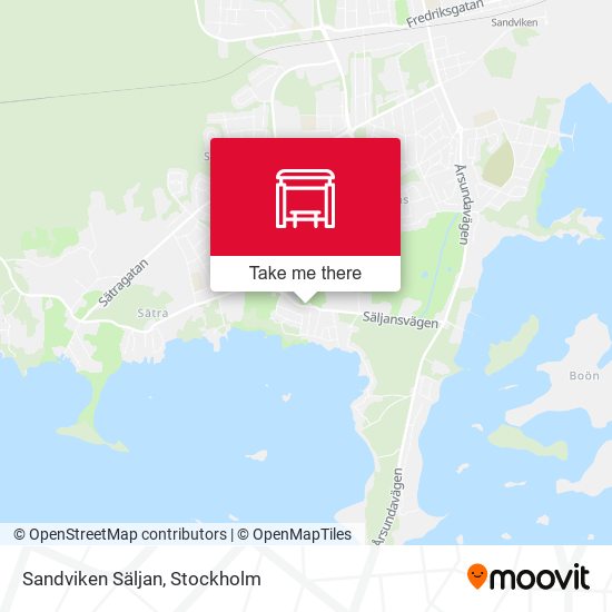 Sandviken Säljan map