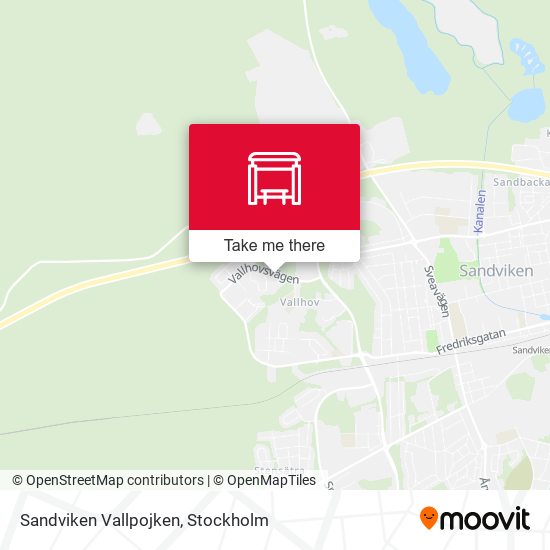 Sandviken Vallpojken map