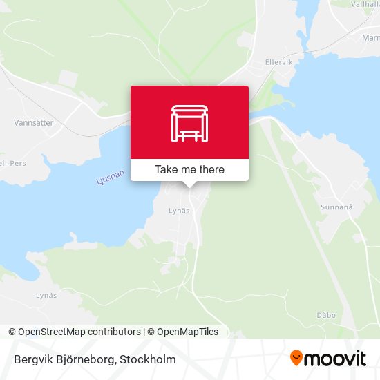 Bergvik Björneborg map