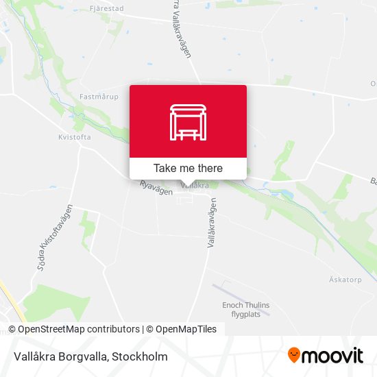 Vallåkra Borgvalla map