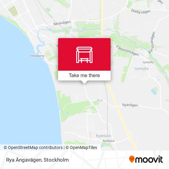Rya Ängavägen map
