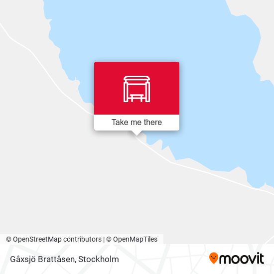Gåxsjö Brattåsen map