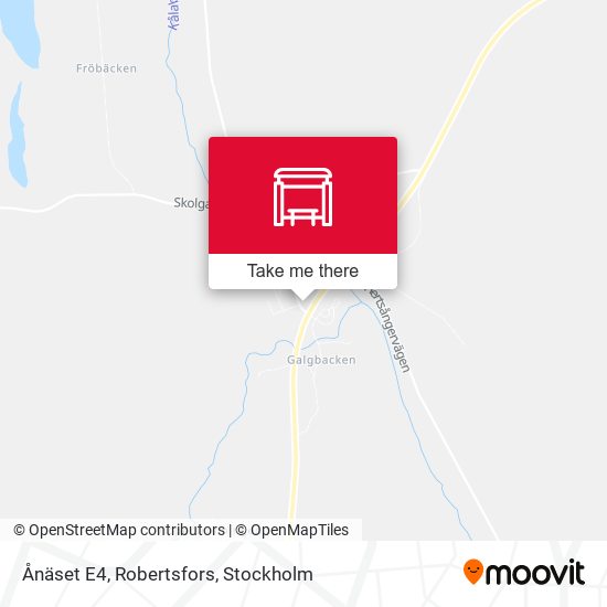 Ånäset E4, Robertsfors map