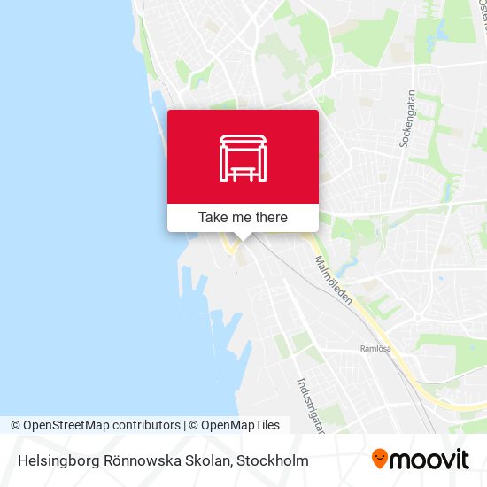 Helsingborg Rönnowska Skolan map