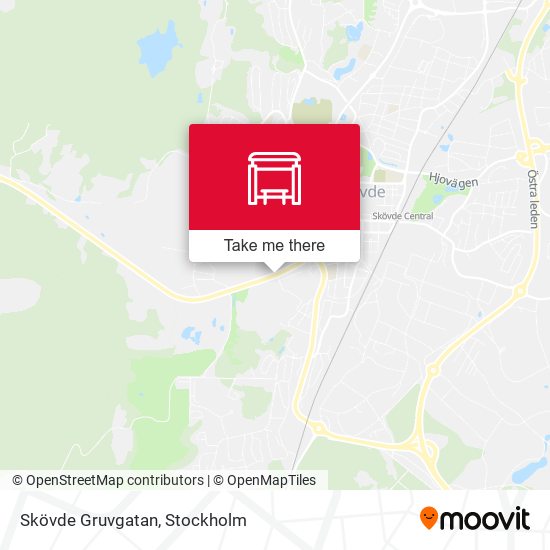 Skövde Gruvgatan map