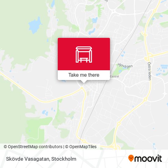 Skövde Vasagatan map