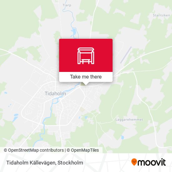 Tidaholm Källevägen map