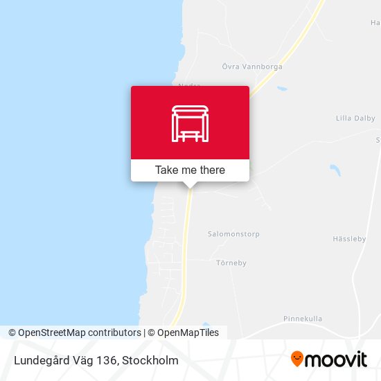 Lundegård Väg 136 map