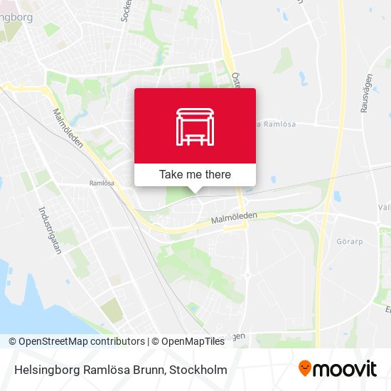 Helsingborg Ramlösa Brunn map
