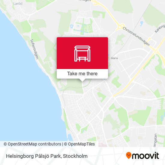 Helsingborg Pålsjö Park map