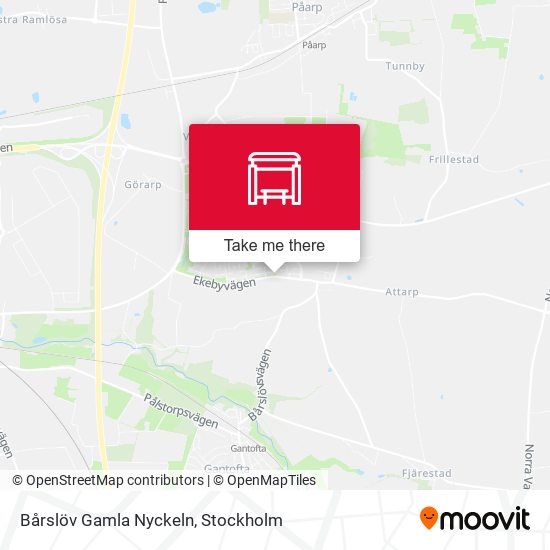 Bårslöv Gamla Nyckeln map