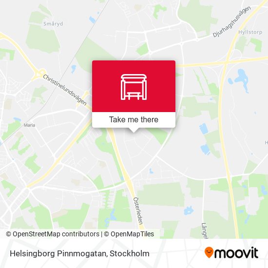 Helsingborg Pinnmogatan map