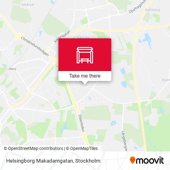 Helsingborg Makadamgatan map