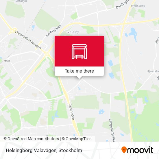 Helsingborg Välavägen map
