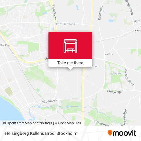 Helsingborg Kullens Bröd map