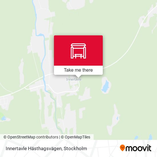 Innertavle Hästhagsvägen map