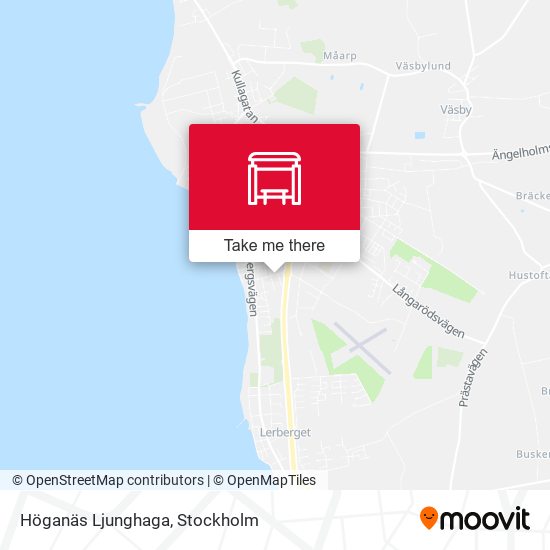 Höganäs Ljunghaga map