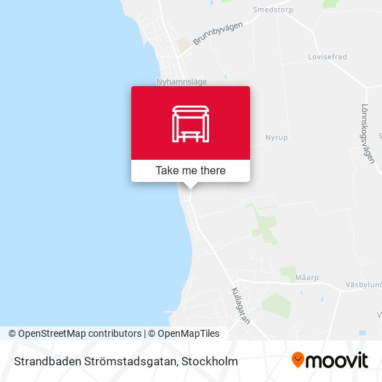 Strandbaden Strömstadsgatan map