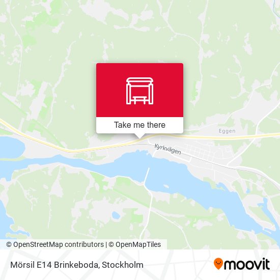 Mörsil E14 Brinkeboda map
