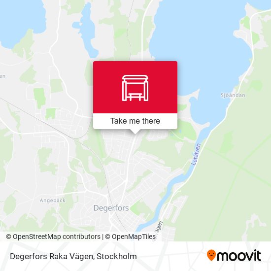 Degerfors Raka Vägen map
