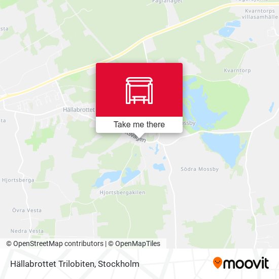 Hällabrottet Trilobiten map