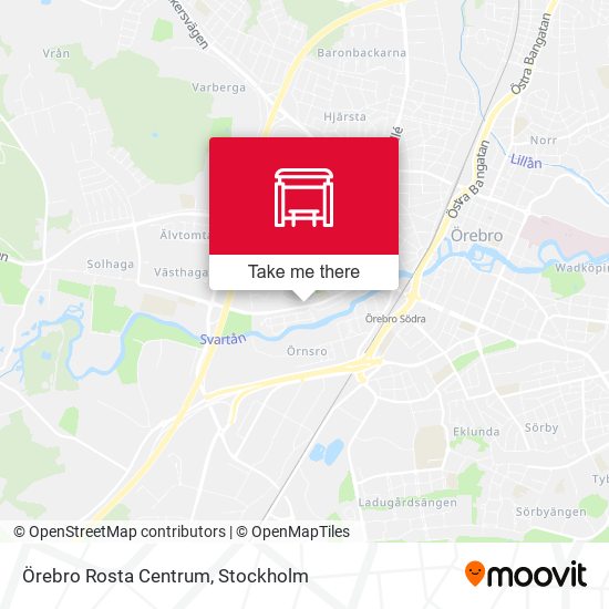 Örebro Rosta Centrum map